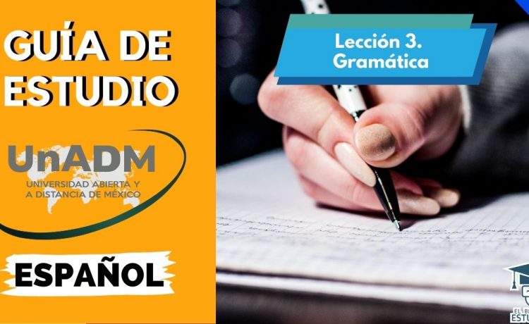 Lección 3. Gramática